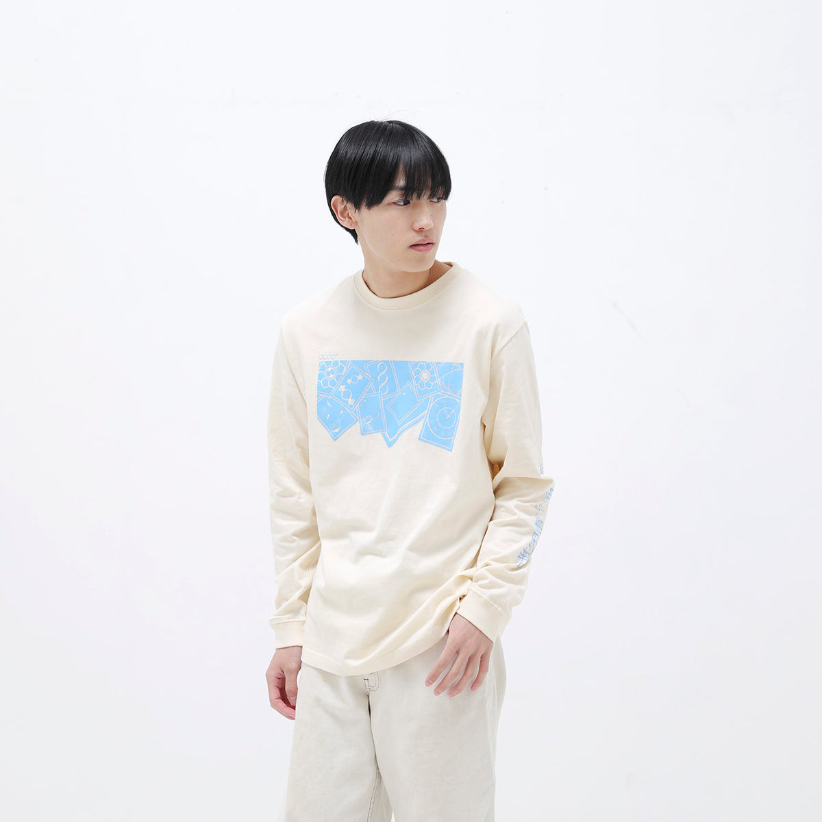 ヰ世界情緒】ヰ世界電子通信部 ロングスリーブTシャツ／2nd