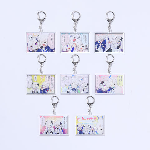 【V.I.P】4コマランダムアクリルキーホルダー／ニコニコ超会議2023