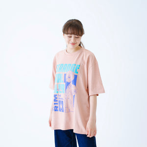 【理芽】STRANGE GIRL CLUBイラストTシャツ／ピンク／「STRANGE GIRL CLUB」1ST ANNIV.