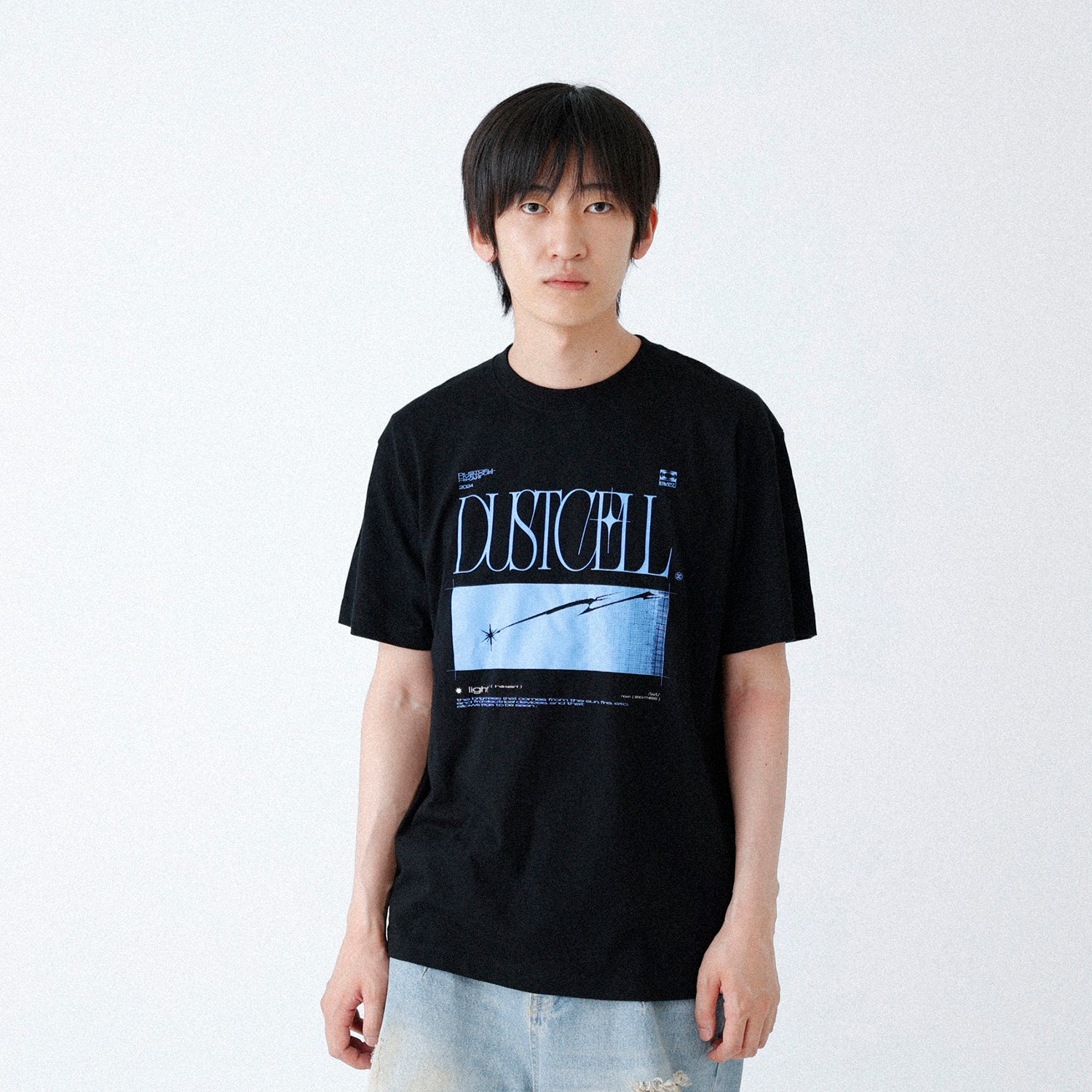 DUSTCELL】「光」グラフィックTシャツ／BLACK／DUSTCELL TOUR 2024「光