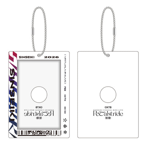 【少女革命計画】インスタントフォト風カードケース（心世紀 ver.）／心世紀 Virtual mini Live「Petalstride -鼓動-」OFFICIAL GOODS