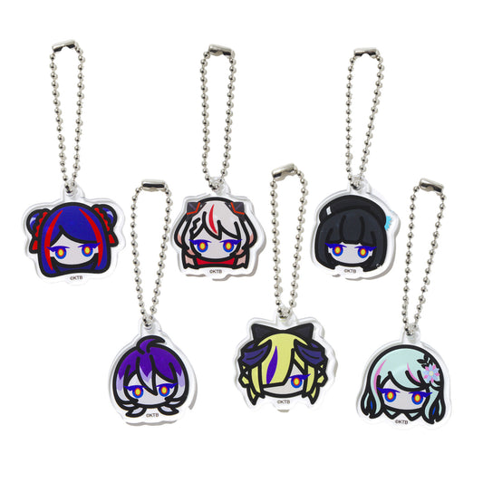【少女革命計画】アイコンアクリルキーホルダー コンプリートセット／1st LIVE／第一幕「改変」OFFICIAL GOODS