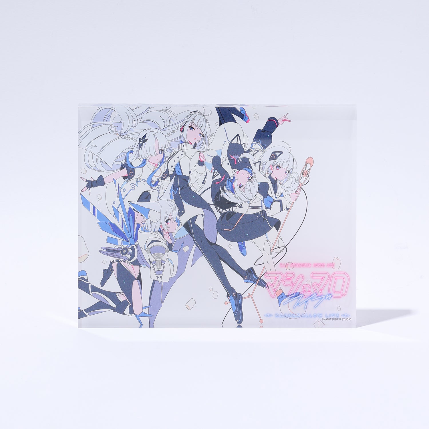 V.I.P】マシュマロライブアクリルブロック／音楽的同位体2周年記念
