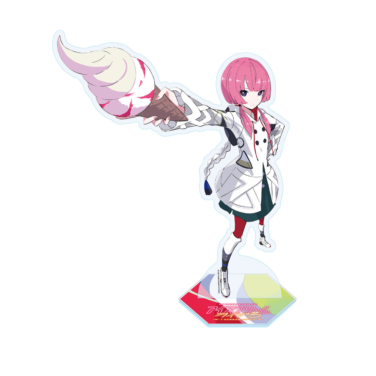【花譜】「I SCREAM LIVE3 」キービジュアルアクリルスタンド／「I SCREAM LIVE3 」CD＆花譜の夏祭り 〜かふあるところになつあり、アイスクリームはじめました〜 OFFICIAL GOODS