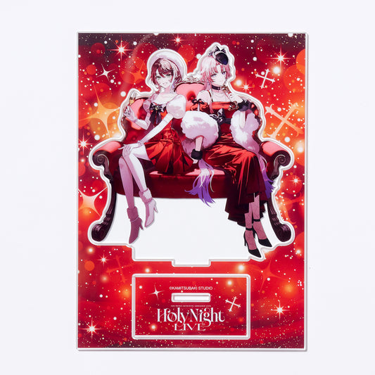 【明透・琶舞】アクリルスタンド Holy Night LIVE ver.／acoustic arrange live「Holy Night LIVE」OFFICIAL GOODS