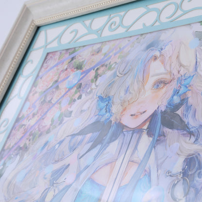 【ヰ世界情緒】デザインフレームアート（シリアルナンバー入り）／2nd Album「色彩」& 4th Anniversary & ヰ世界電子通信部 OFFICIAL GOODS