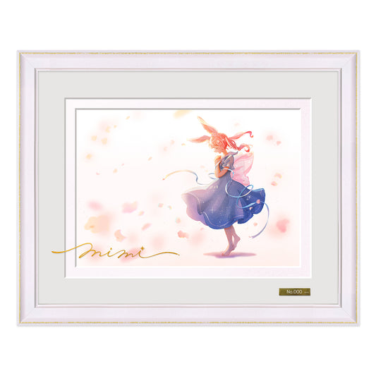 【MIMI】額装アート（直筆サイン・シリアルナンバー入り）／MIMI 10th Anniversary Album & OFFICIAL GOODS