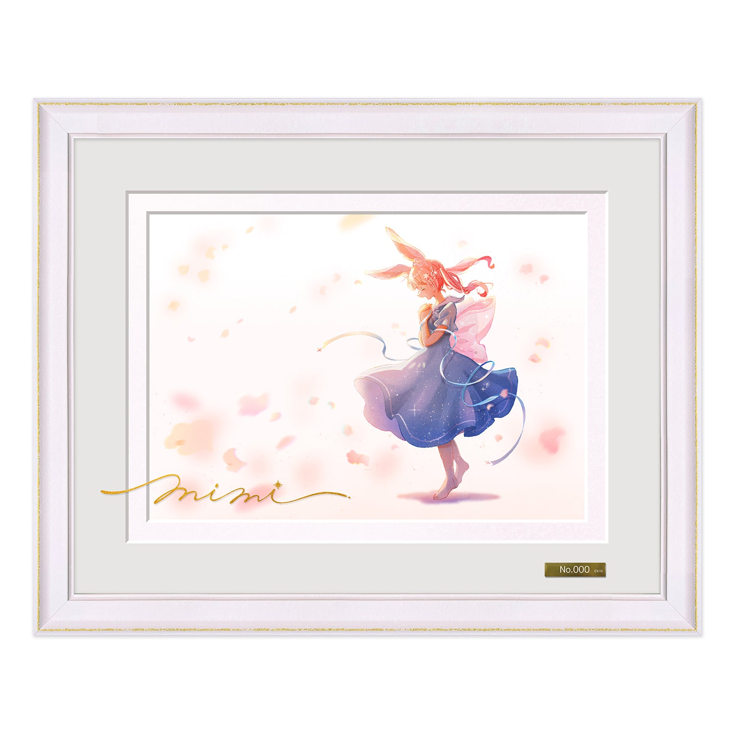 【新品未使用】moon drop 「拝啓 悲劇のヒロイン」直筆サイン入りCD MIMI】額装アート（直筆サイン・シリアルナンバー入り）／MIMI 10th