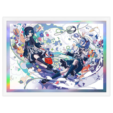【空爽】ホログラムアクリルフレームアート／Virtual mini live「空爽パレット」OFFICIAL GOODS