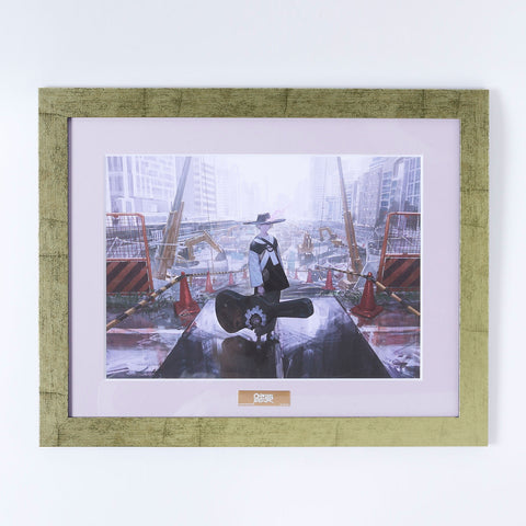 【跳亜】直筆サイン入り額装アート（シリアルナンバー付き）／MEMORIAL GOODS