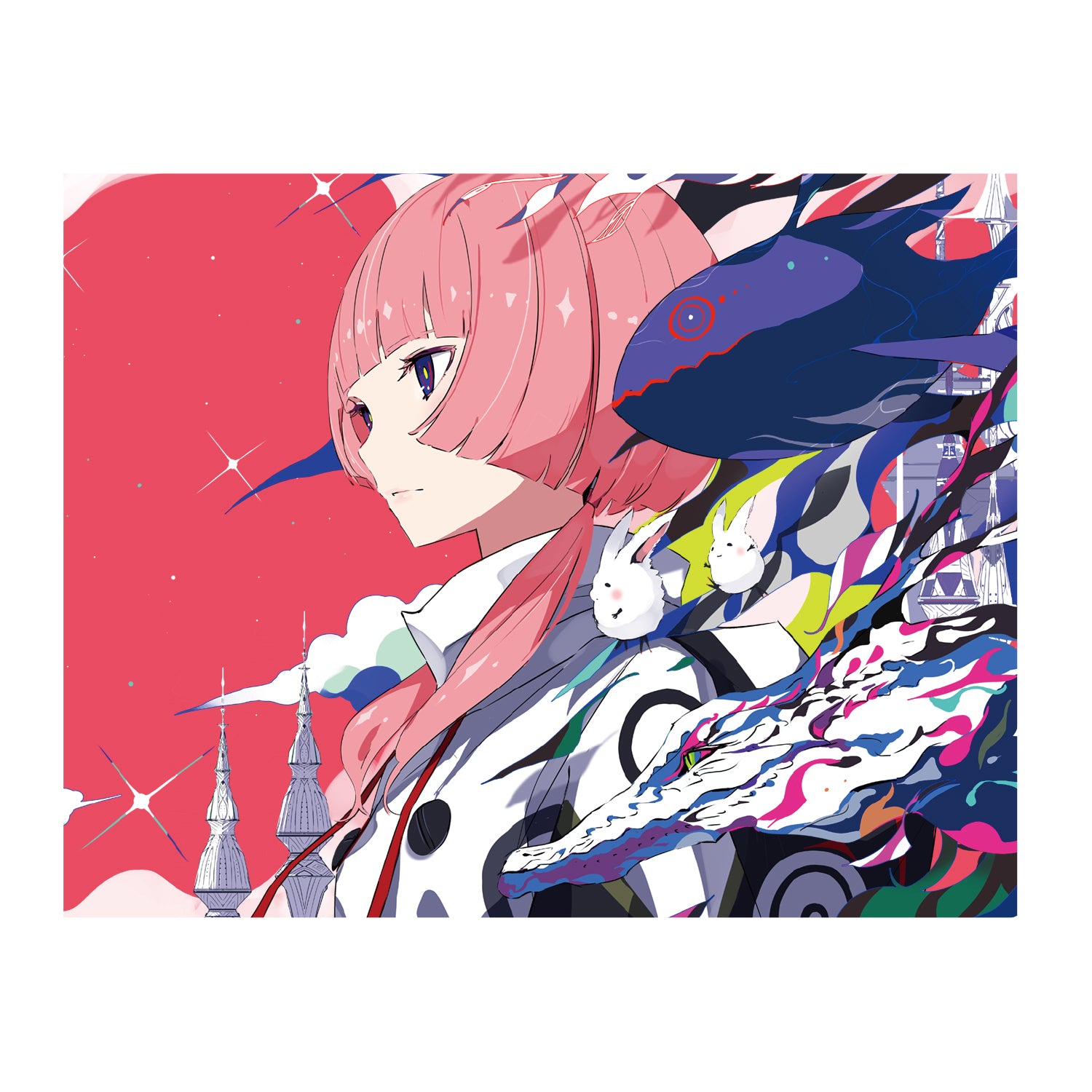 花譜】「寓話β」イラストアートパネル／花譜ノ新春桜祭 -かふ