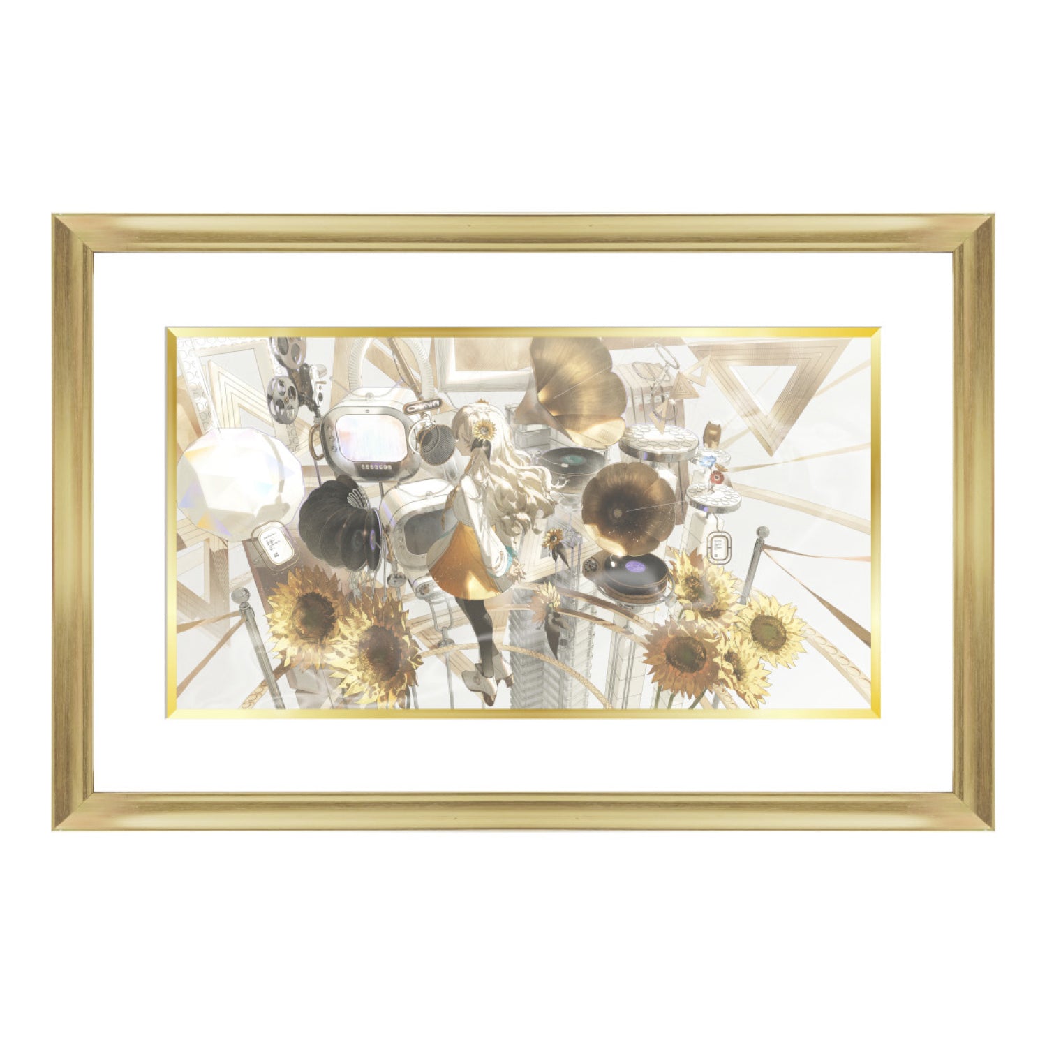 【100部限定】ジクレーアート ヰ世界情緒ver.／ヰ世界情緒展 ヰ世界情緒】ジクレーアート れおえんver.／ヰ世界情緒展