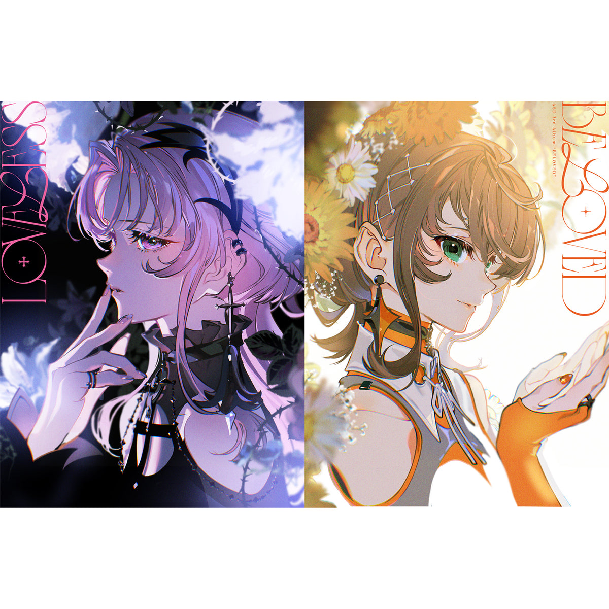 【明透・琶舞】3rd Album「BELOVED」＆1st Album「LOVELESS」SPECIAL COMPLETE. ver.／明透・琶舞 TWO-MAN LIVE「I」OFFICIAL GOODS & 明透 3rd Album「BELOVED」/ 琶舞 1st Album「LOVELESS」