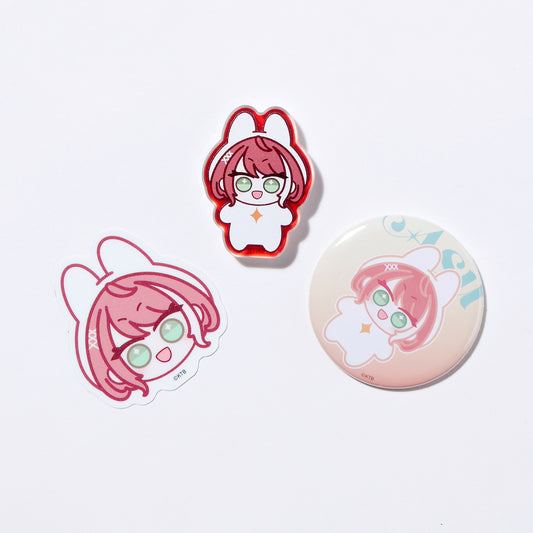 【明透】ミニキャラグッズセット 明透 ver.／acoustic arrange live「Holy Night LIVE」OFFICIAL GOODS
