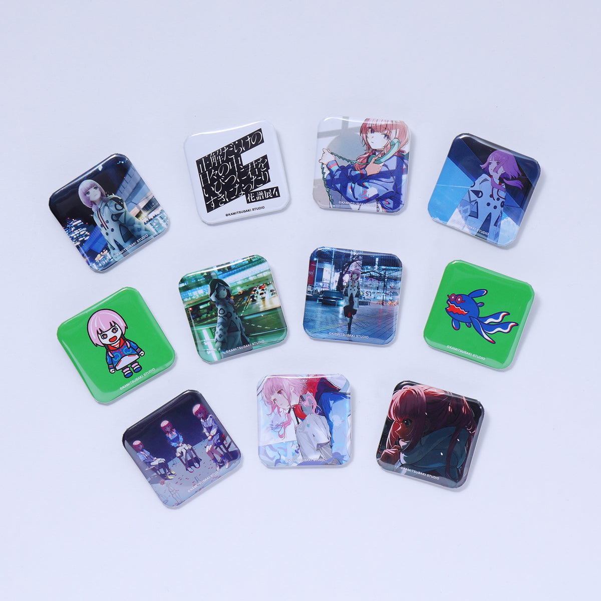 【花譜】ランダム缶バッジ／花譜展4「正解だらけの日々の中、いびつに君をすきになったり」