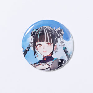 【春猿火】缶バッジ 銀兜 ver.／春猿火 STANDARD GOODS