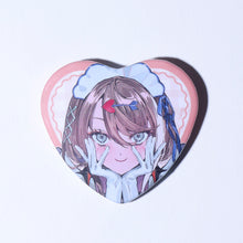 画像をギャラリービューアに読み込む, 【明透】ハート缶バッジ 明透 ver.／「ときめく・恋する・あすべまる！」
