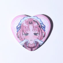 画像をギャラリービューアに読み込む, 【琶舞】ハート缶バッジ 琶舞 ver.／「ときめく・恋する・あすべまる！」
