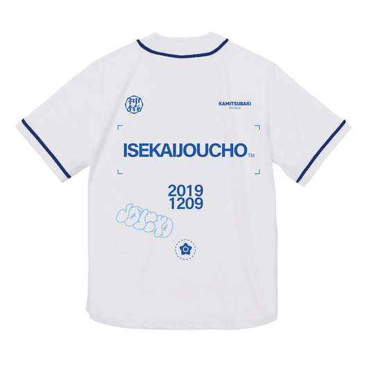 【ヰ世界情緒】Baseball Shirt – Team ISEKAIJYOUCHO／KAMITSUBAKI WARS 2025 神椿後楽園戦線 KAMITSUBAKI XPERIENCE