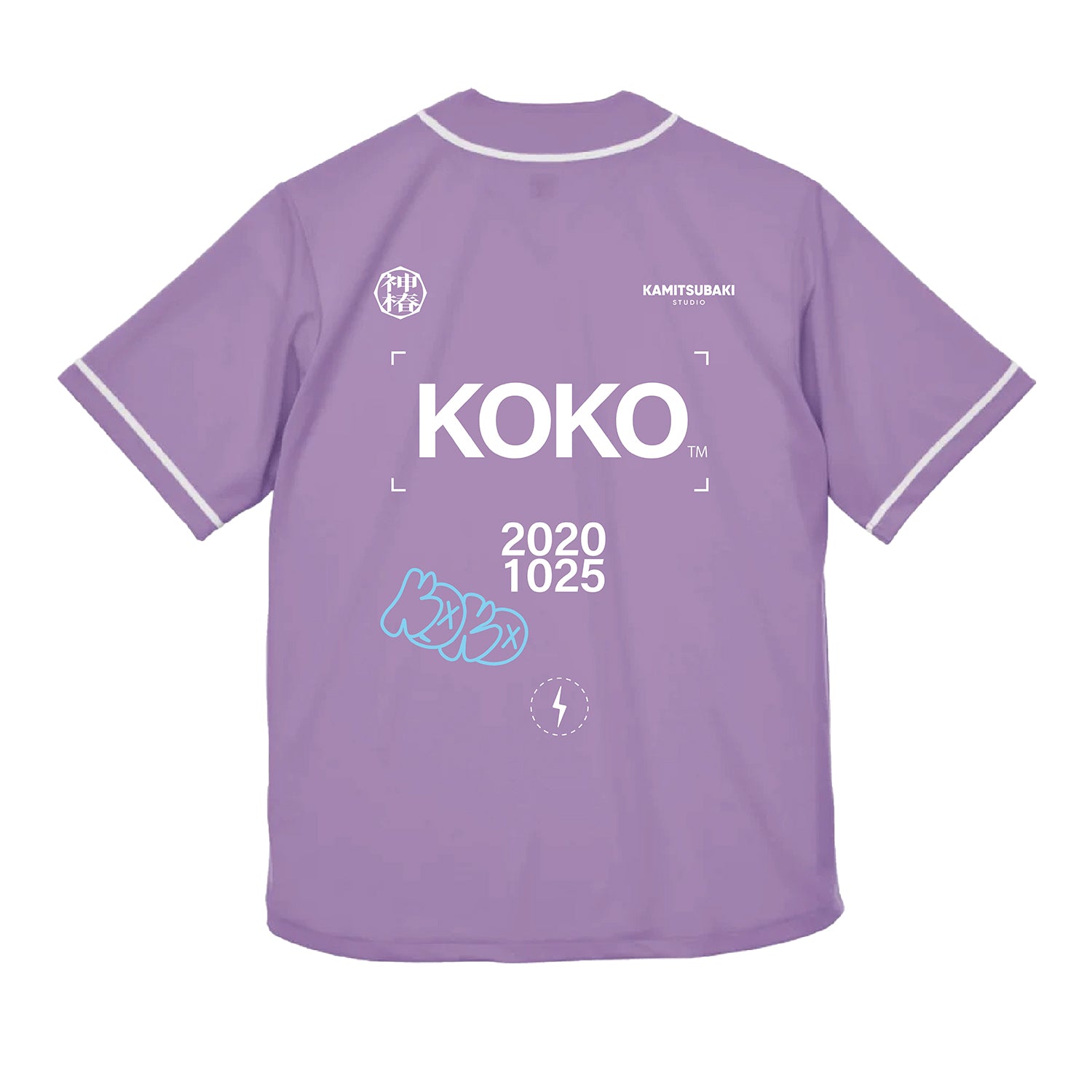 幸祜】Baseball Shirt – Team KOKO／KAMITSUBAKI WARS 2025 神椿後楽園