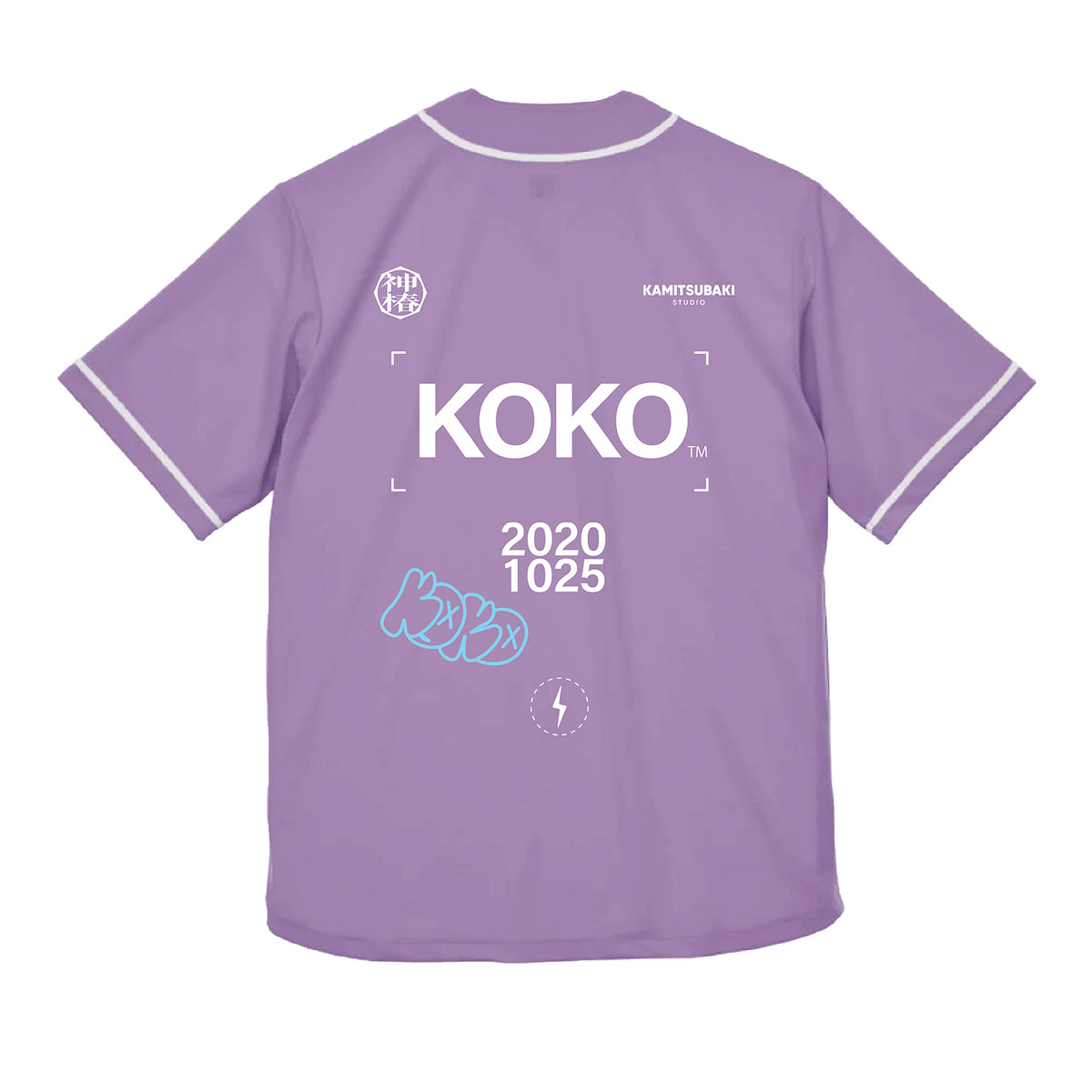 【幸祜】Baseball Shirt – Team KOKO／KAMITSUBAKI WARS 2025 神椿後楽園戦線 KAMITSUBAKI XPERIENCE
