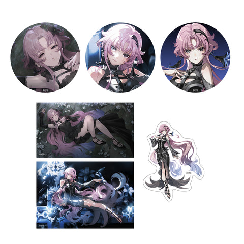 【琶舞】缶バッジ＆ステッカーセット／streaming cover live「Dark Night LIVE」