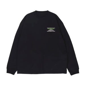 【KAMITSUBAKI STUDIO】ビックシルエット ロングスリーブTシャツ メインキービジュアル ver.／BLACK／KAMITSUBAKI FES ’25 OUR ONE-DAY WAR