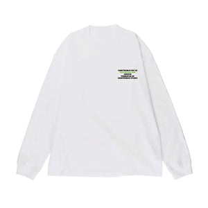 【KAMITSUBAKI STUDIO】ビックシルエット ロングスリーブTシャツ メインキービジュアル ver.／WHITE／KAMITSUBAKI FES ’25 OUR ONE-DAY WAR