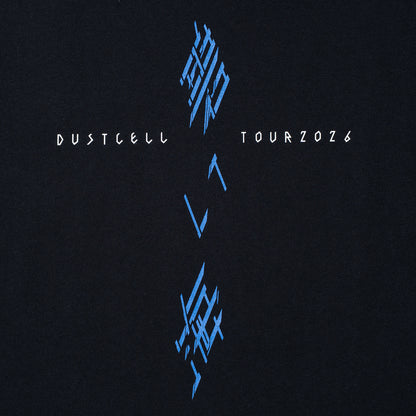 【DUSTCELL】ビックシルエットTシャツ／BLACK／DUSTCELL TOUR 2026「碧い海」