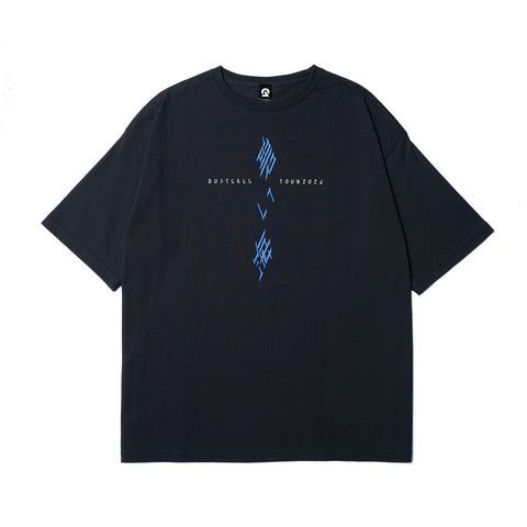 【DUSTCELL】ビックシルエットTシャツ／BLACK／DUSTCELL TOUR 2026「碧い海」