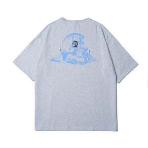 DUSTCELL】ビックシルエットTシャツ／MIX GRAY／DUSTCELL TOUR 2026