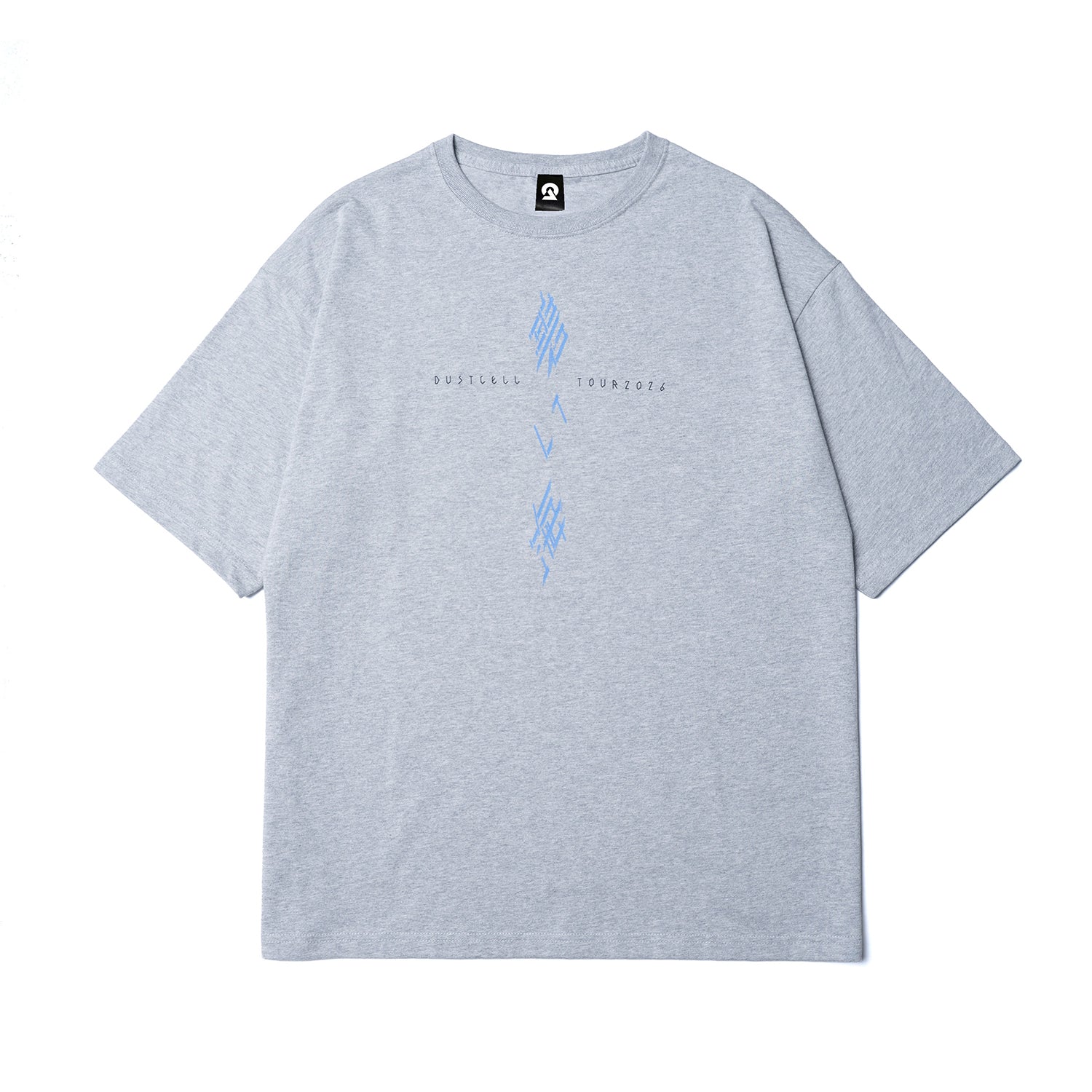 【DUSTCELL】ビックシルエットTシャツ／MIX GRAY／DUSTCELL TOUR 2026「碧い海」