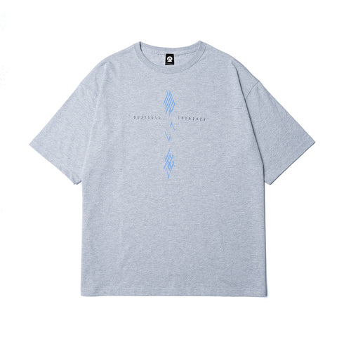 【DUSTCELL】ビックシルエットTシャツ／MIX GRAY／DUSTCELL TOUR 2026「碧い海」