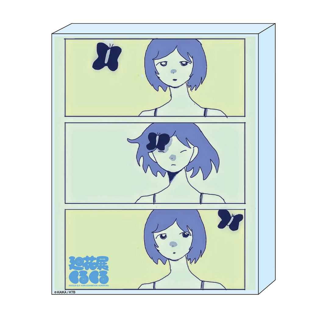 【廻花】アクリルブロックA／廻花展「くるくる」OFFICIAL GOODS