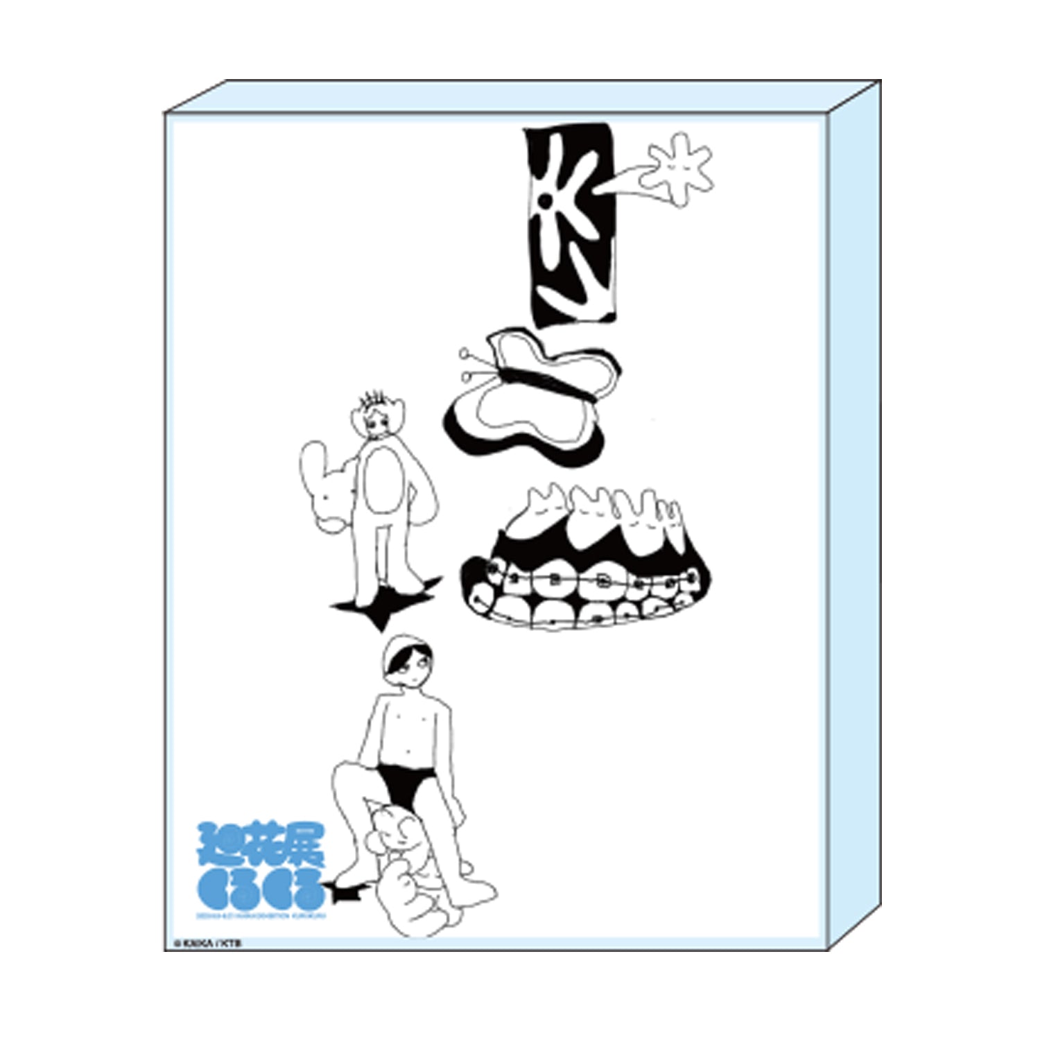 廻花】アクリルブロックC／廻花展「くるくる」OFFICIAL GOODS