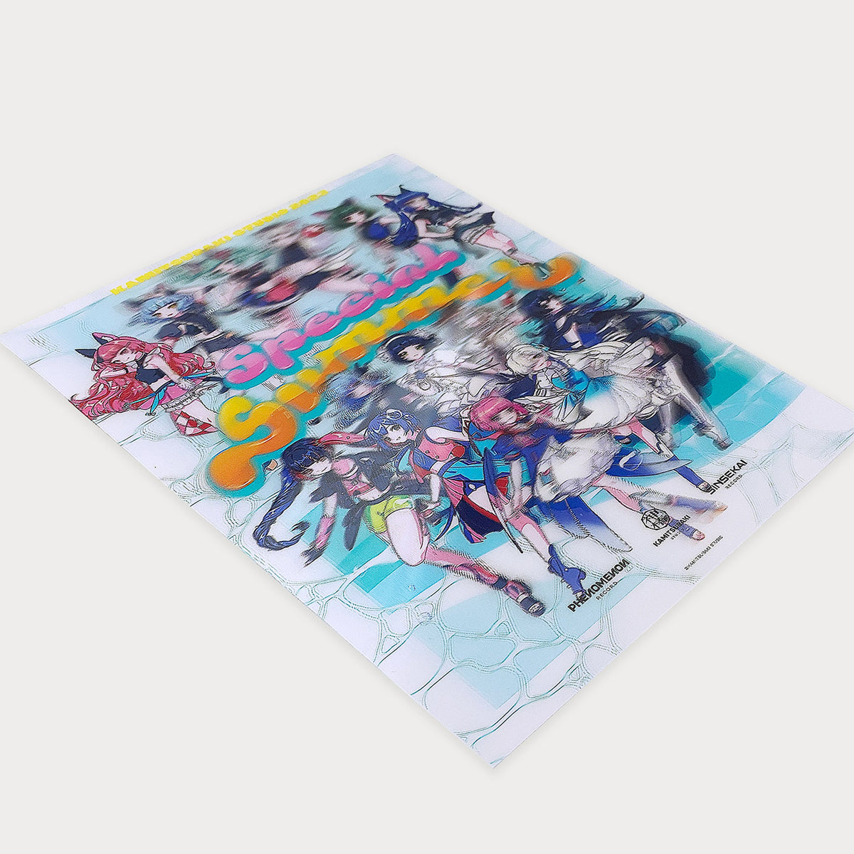 【KAMITSUBAKI STUDIO】Virtual Artist レンチキュラー大判ステッカー／KAMITSUBAKI STUDIO 2023 Special Summer goods