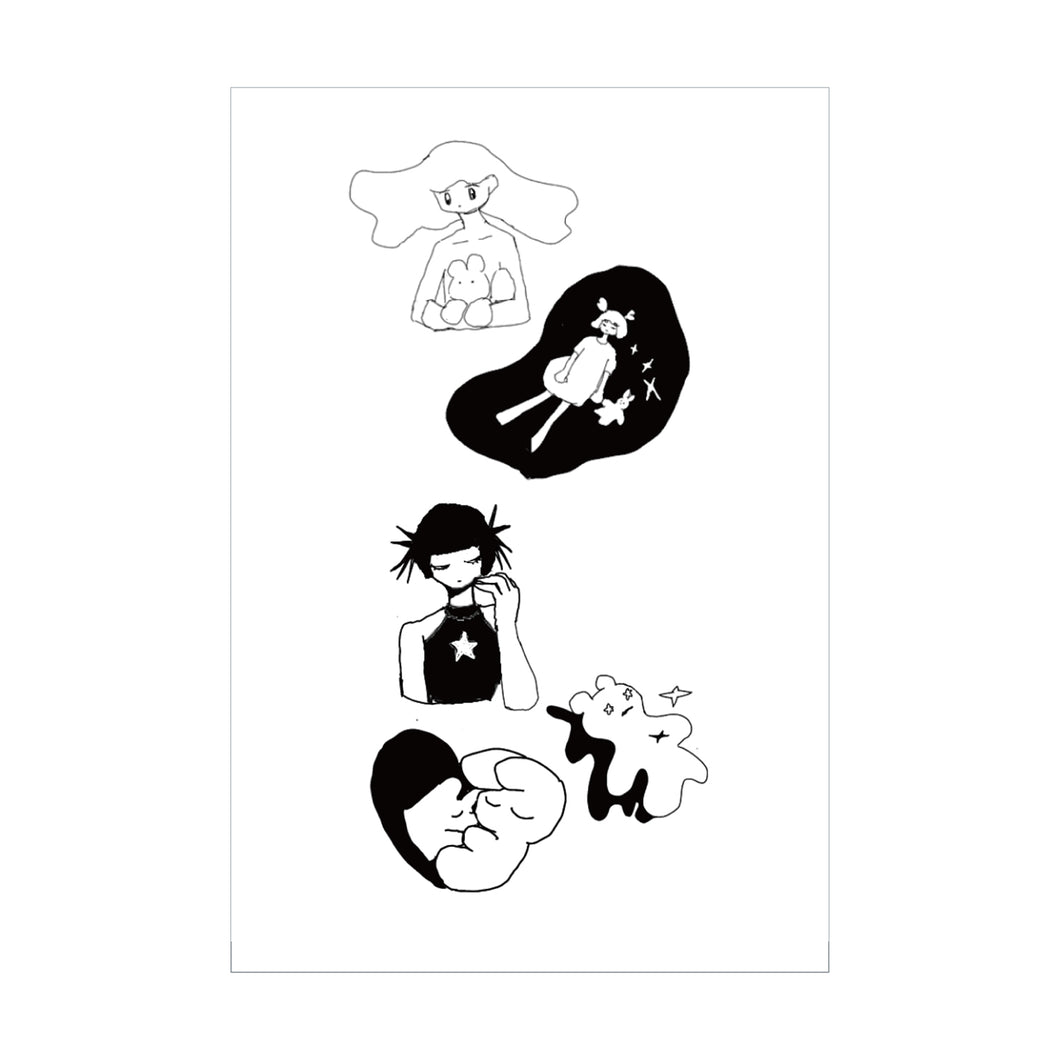【廻花】ポストカードD／廻花展「くるくる」OFFICIAL GOODS