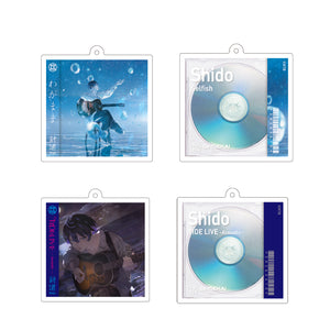 【詩道】CD型ランダムアクリルキーホルダー（全8種）／STREAMING COVER LIVE「TIDE LIVE -Acoustic 参-」CD＆GOODS