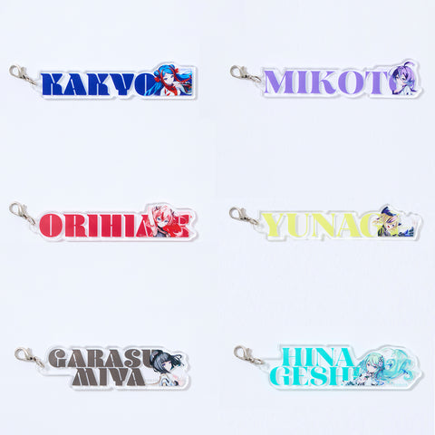 【少女革命計画】アクリルチャーム／2nd LIVE「Revolutio」OFFICIAL GOODS