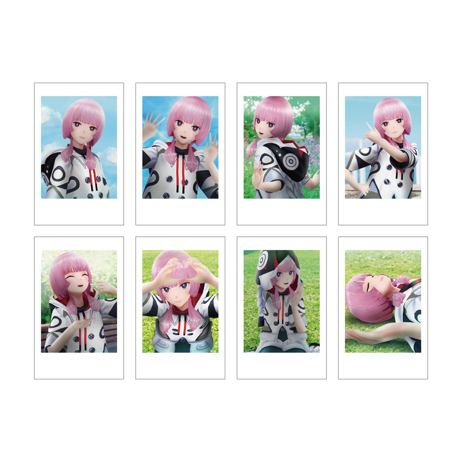 KAMITSUBAKI STUDIO 花譜 理芽 ランダムチェキ12枚 花譜×理芽】ランダムインスタントフォト風トレカ／Singularity Live