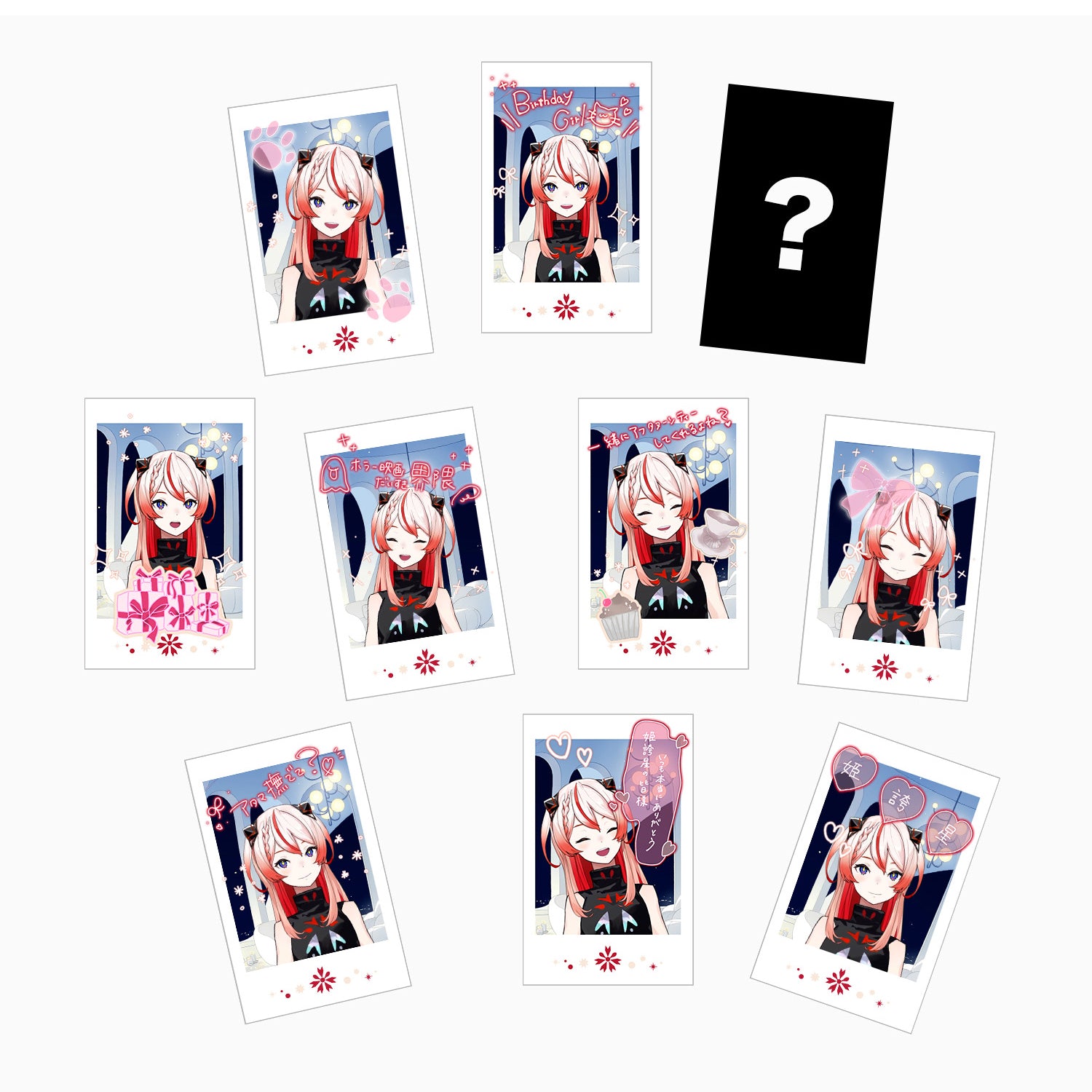 御莉姫】ランダムチェキ風カード／御莉姫生誕祭2025 MEMORIAL GOODS