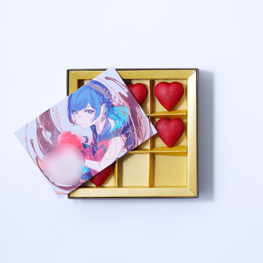 【理芽】メッセージカード付きバレンタインチョコレート×anea cafe 松見坂／2nd Cover Live Album「CHOCOLATE LIVE2」