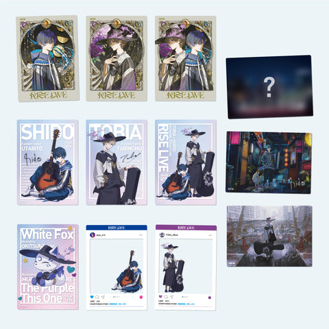 【跳亜＋詩道】ランダムクリアカード2枚セット（全12種）／Acoustic 2man LIVE「RISE LIVE」