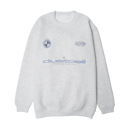 【DUSTCELL】「光」グラフィッククルーネックスウェット／ASH GRAY／DUSTCELL TOUR 2024「光」第二弾