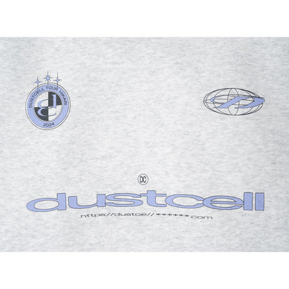 【DUSTCELL】「光」グラフィッククルーネックスウェット／ASH GRAY／DUSTCELL TOUR 2024「光」第二弾