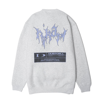 【DUSTCELL】「光」グラフィッククルーネックスウェット／ASH GRAY／DUSTCELL TOUR 2024「光」第二弾