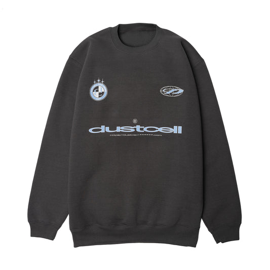 【DUSTCELL】「光」グラフィッククルーネックスウェット／DARK GRAY／DUSTCELL TOUR 2024「光」第二弾