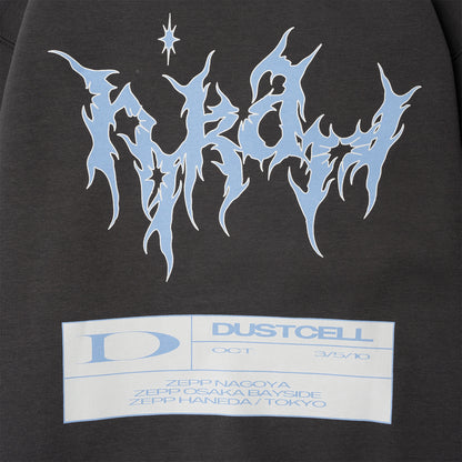 【DUSTCELL】「光」グラフィッククルーネックスウェット／DARK GRAY／DUSTCELL TOUR 2024「光」第二弾