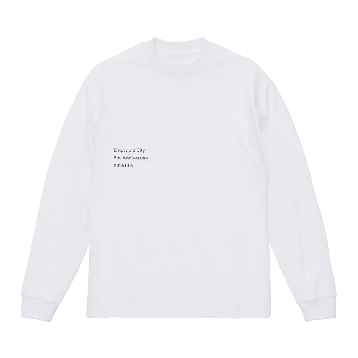 【Empty old City】「Quintennial: recall」ロングスリーブTシャツ／EoC 5th Anniversary OFFICIAL GOODS