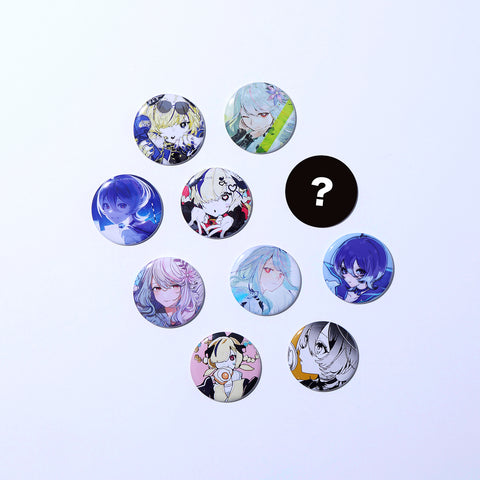 【少女革命計画】 ランダム缶バッジ（全10種）／罪十罰 Virtual mini Live「Petalstride -青嵐-」OFFICIAL GOODS